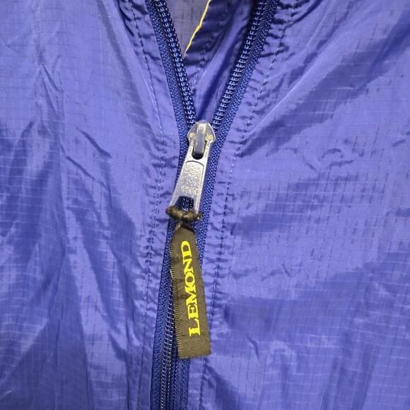 Vintage Greg Lemond Windbreaker Jacket Adult‎ Medium Blue Yellow Outdoor Mens - Picture 5 of 11